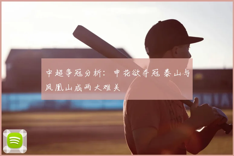 中超争冠分析：申花欲夺冠 泰山与凤凰山成两大难关