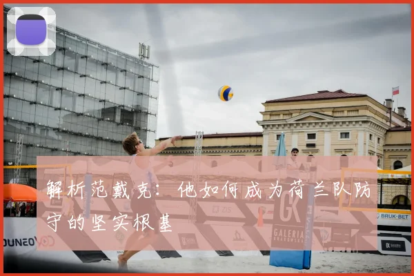 解析范戴克：他如何成为荷兰队防守的坚实根基